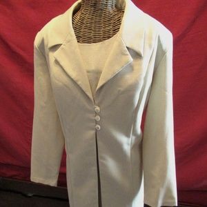 Vany Cream Dress & Coat